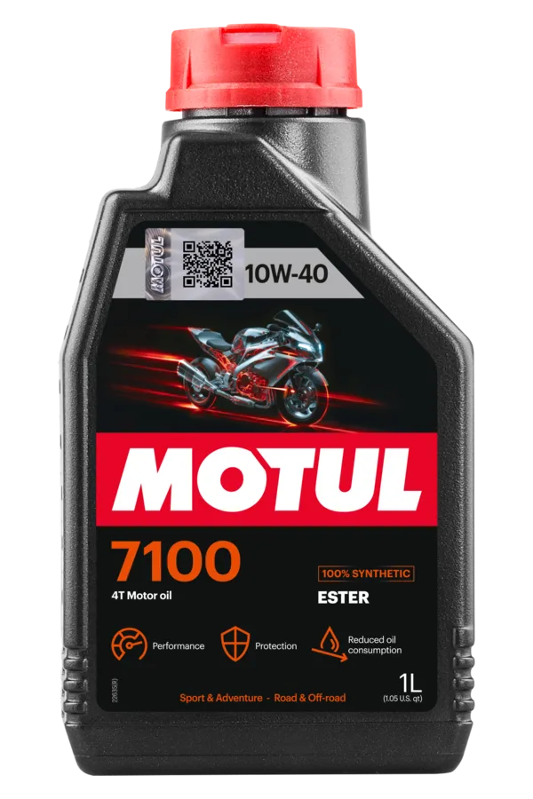 ძრავის ზეთი Motul 7100 4T 10W-40, 1 ლ